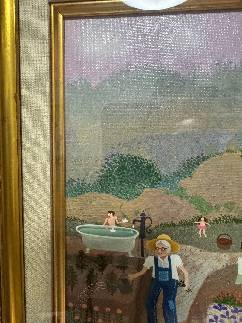 アンビエール　油絵　1点もの