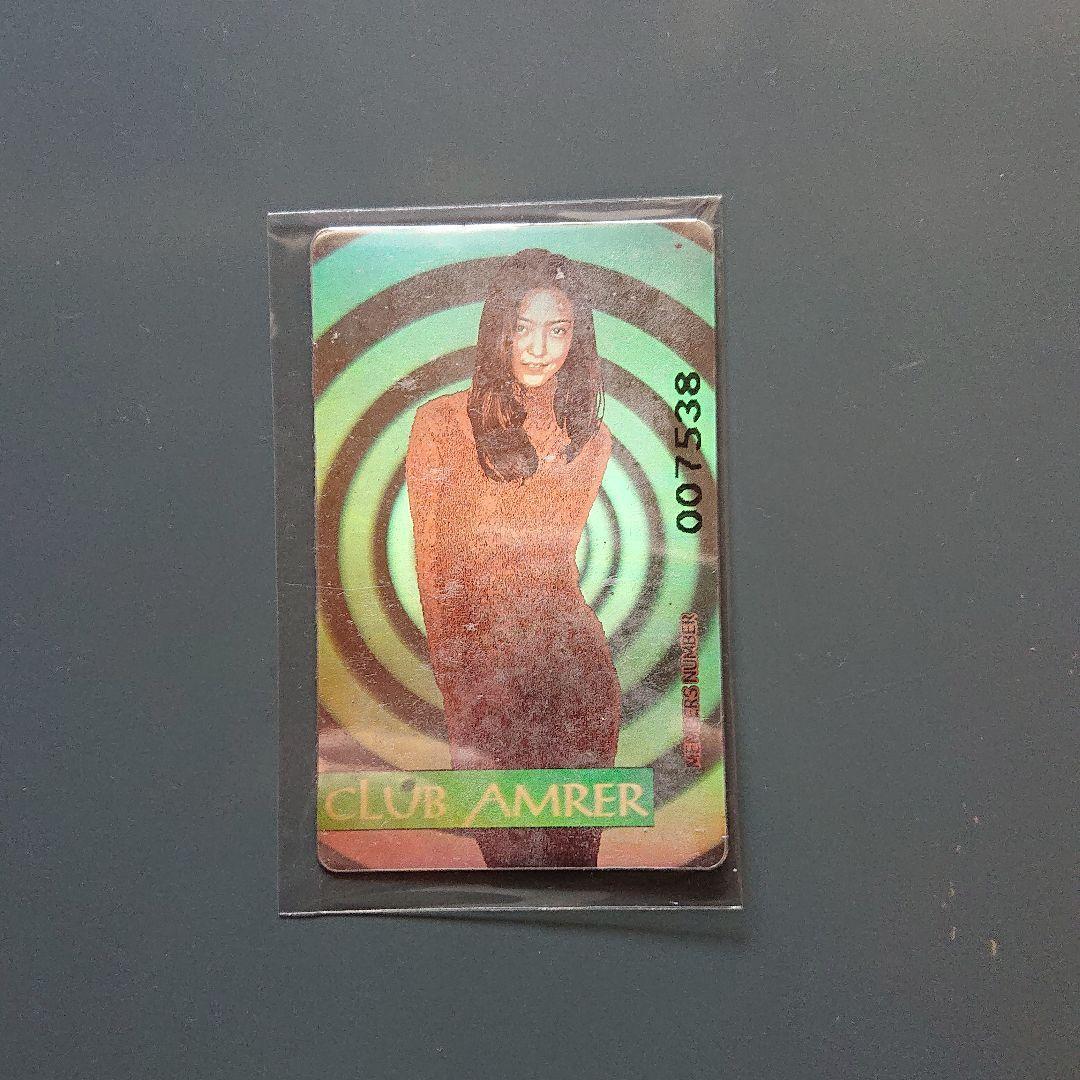 初期 安室奈美恵ファン倶楽部会員証 レア