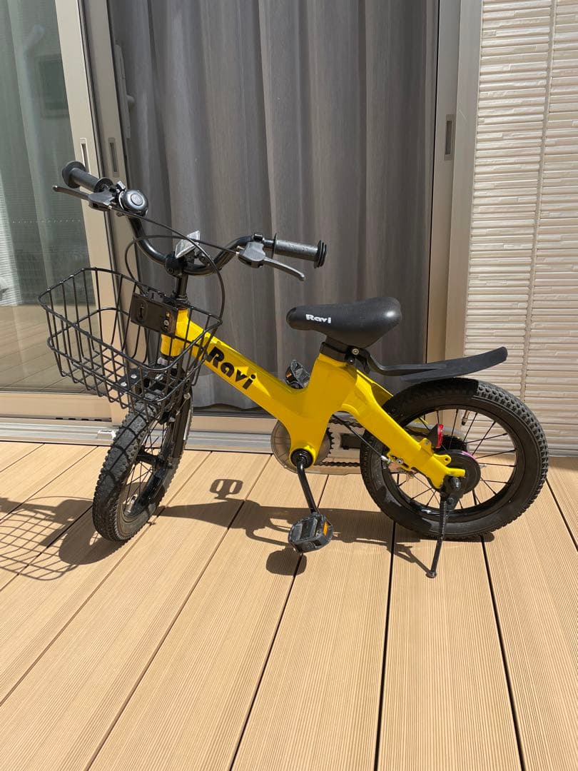 RAVI 子供自転車　14インチ　イエロー