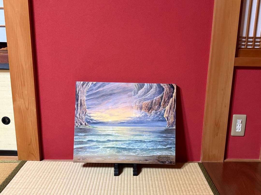 MTG underground sea アートキャンパス　希少品　デュアルランド