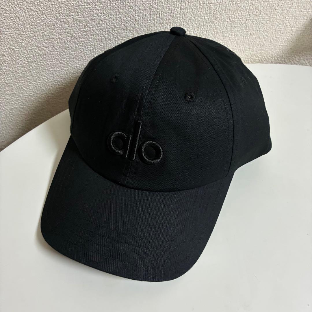 alo yoga キャップ ブラック