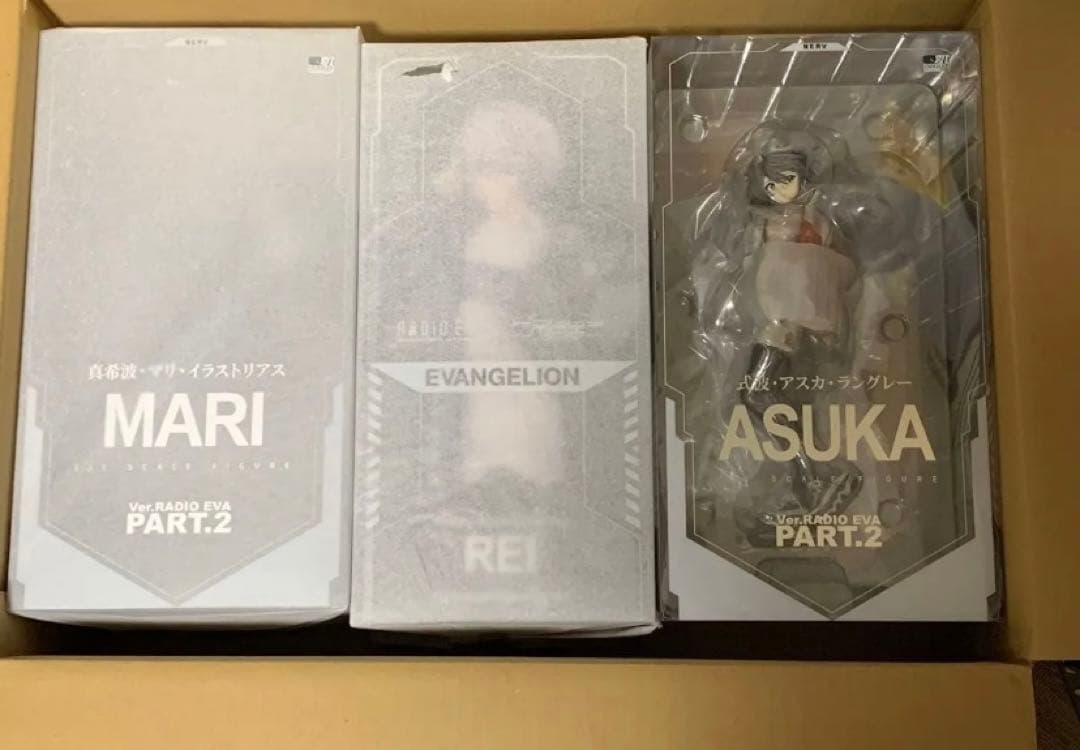 Radio eva オリジナルカラー限定版3体セット　式波アスカ　綾波レイ　マリ