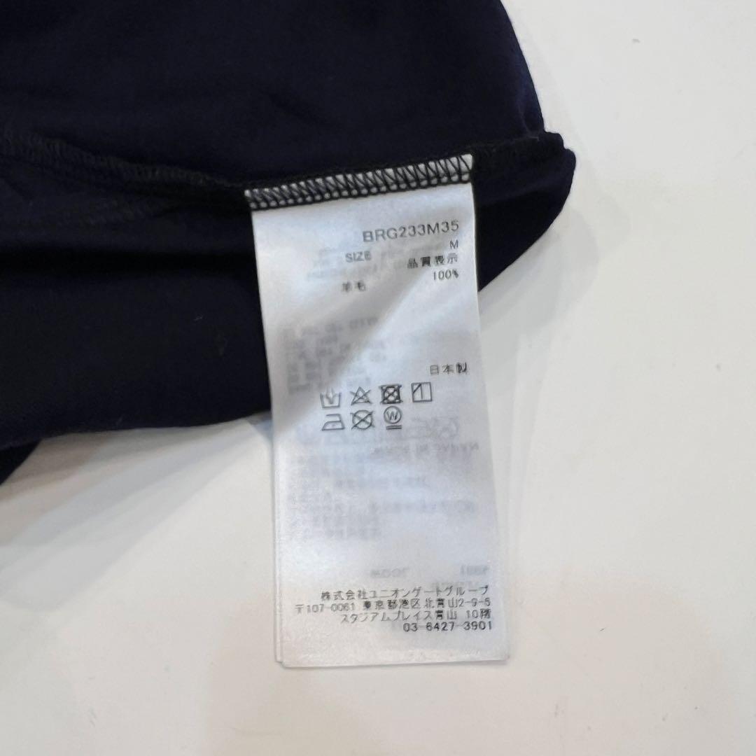 新品　BRIEFING　正規品　WOOL TURTLE NECK