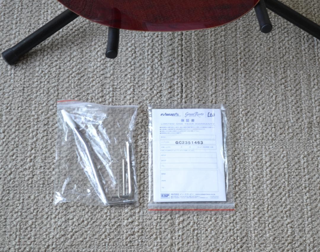 新品　Grass roots G-snapper CTMシースルーレッド