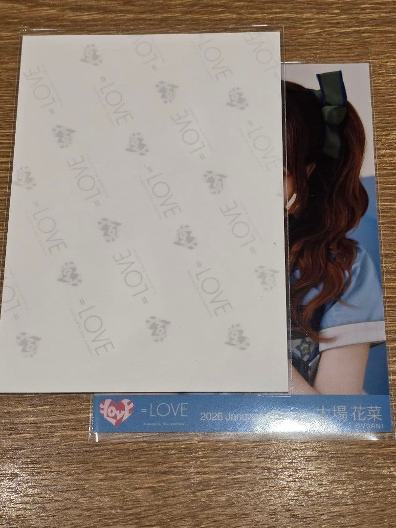 直筆ヨリ！大場花菜 イコラブモーリーファンタジーコラボ④ コンプ =LOVE