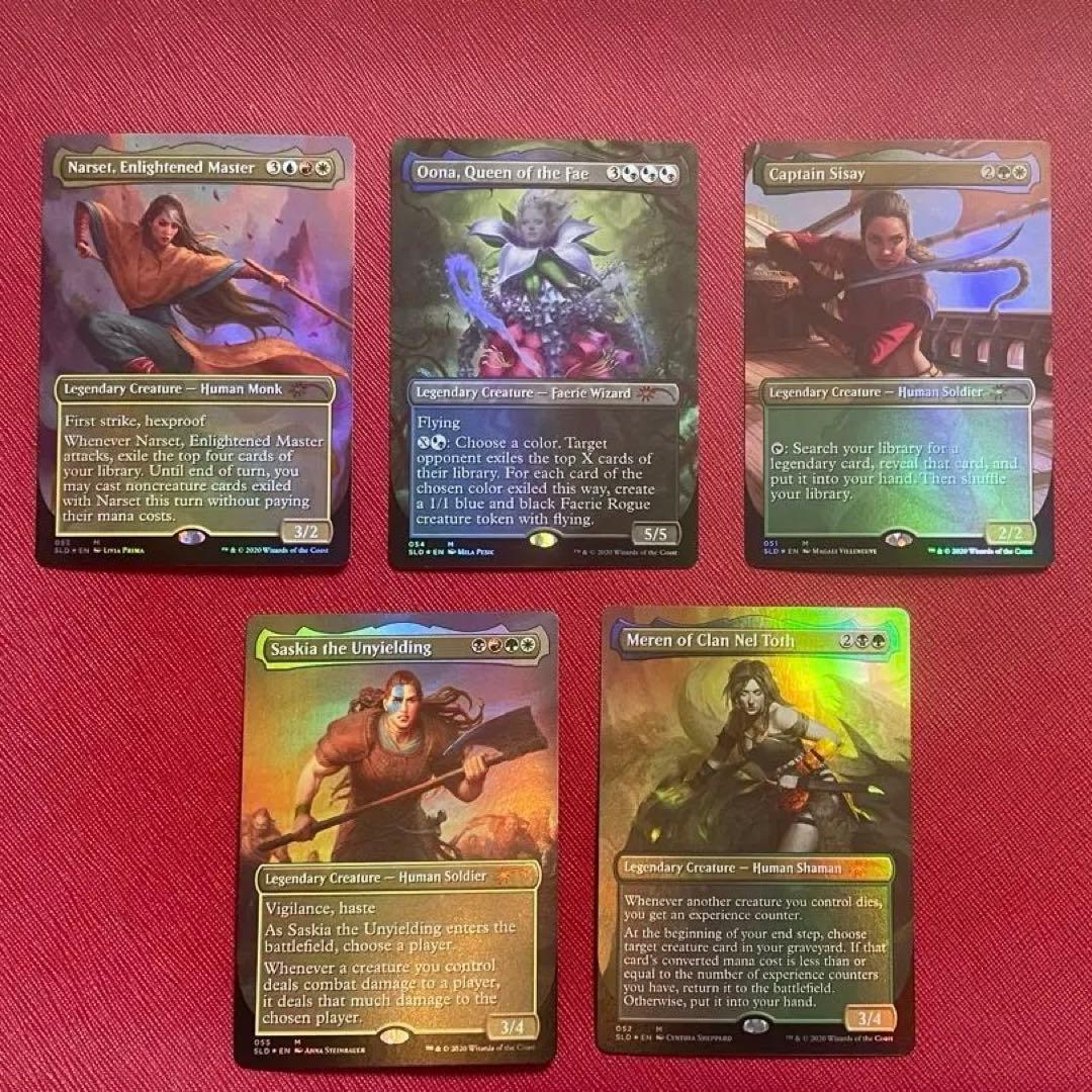 MTG secret lair Women's Day 2020 全5種