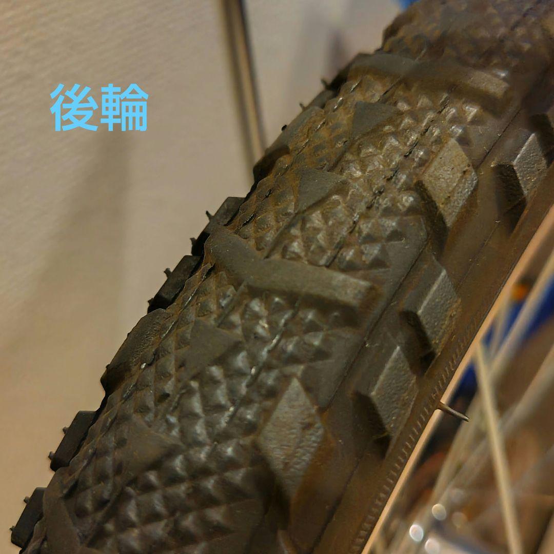 【中古】キッズ自転車　ブリヂストン　エコキッズスポーツ ブルー18型補助輪付き