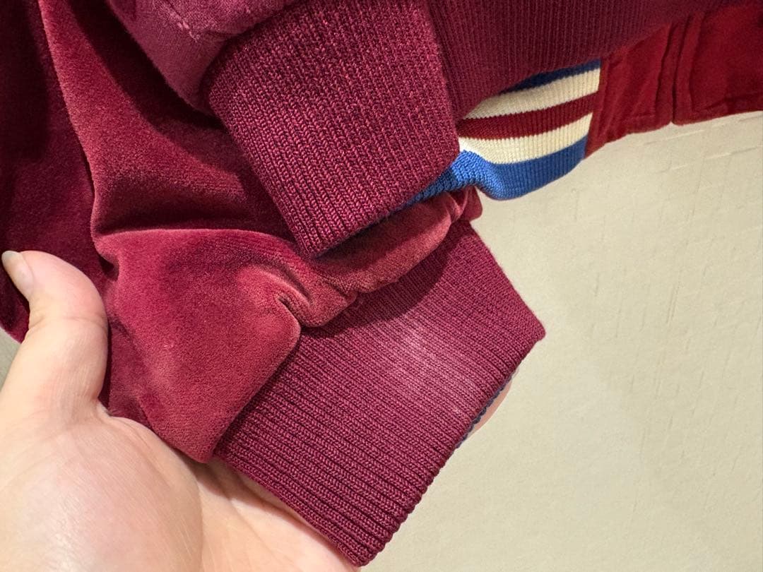 超希少 鹿島アントラーズ インファイト ベロア スカジャン ブルゾン