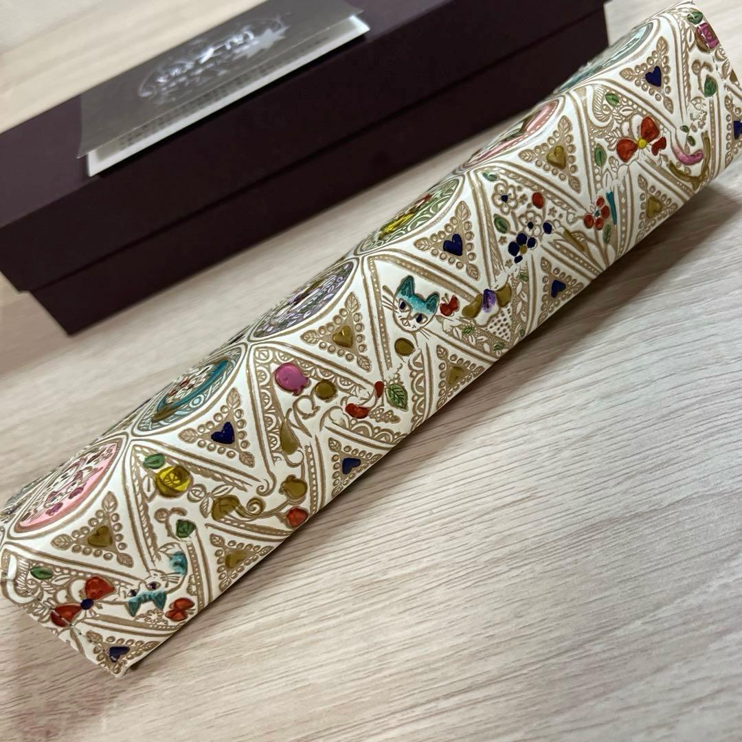 花と猫＜ミックス＞ 三角マチのペンケース