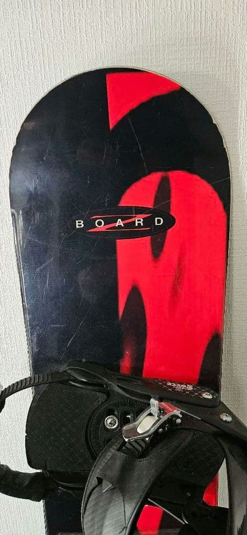 Z.BOARD スノーボード 48 赤/黒 バインディング付き