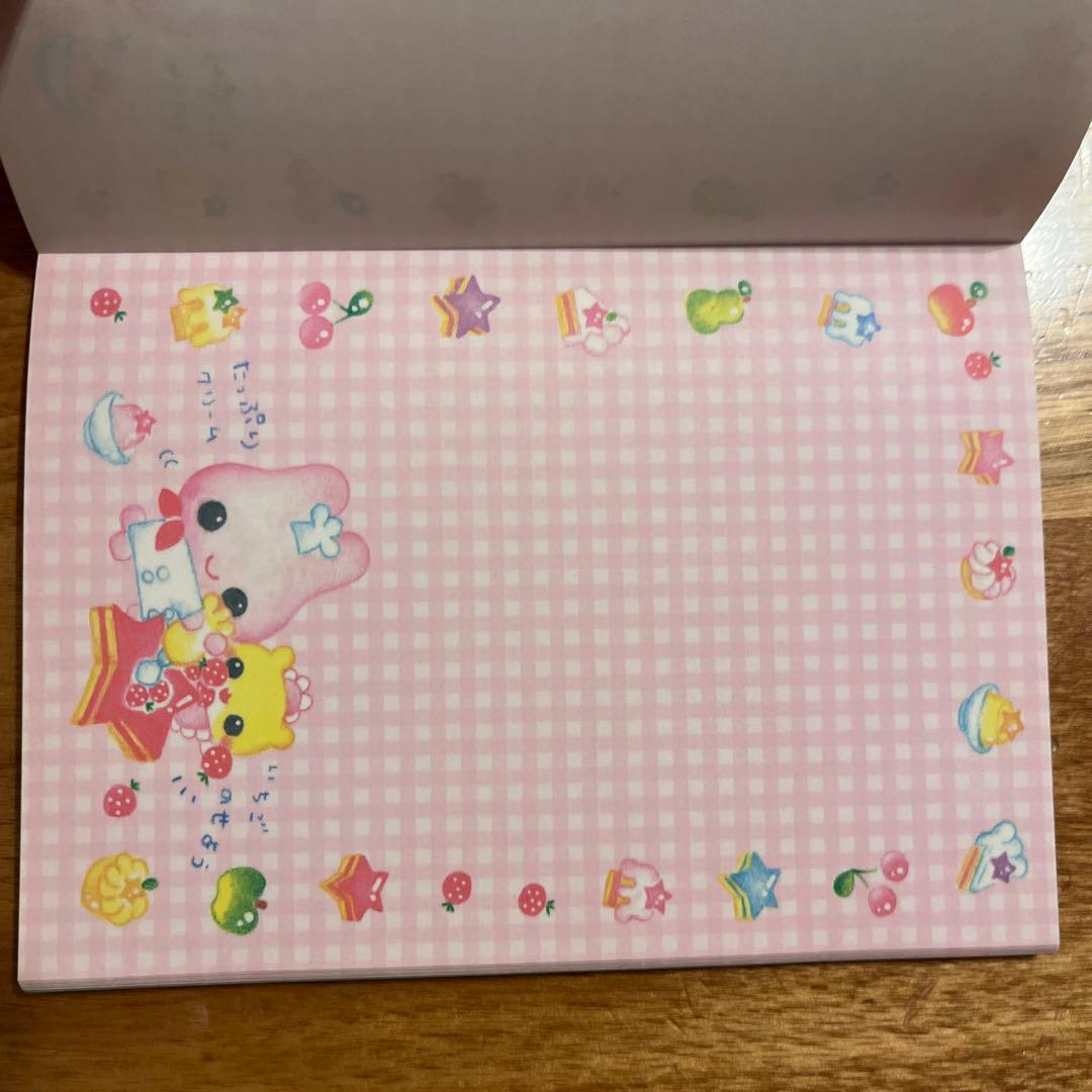 平成レトロ　カミオジャパン　メモ帳　星のケーキ屋さん　うさぎ　ハムスター　パンダ