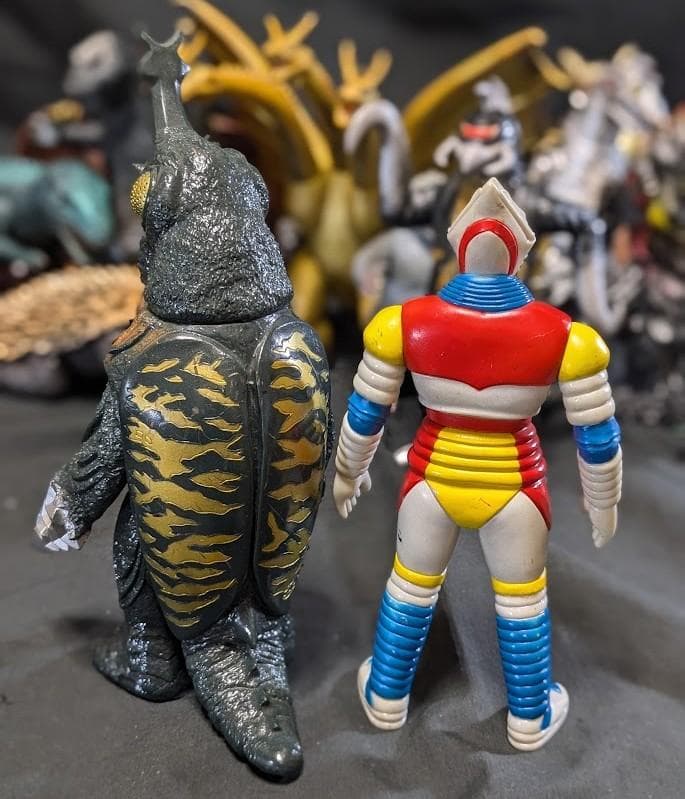 昭和ゴジラ 東宝チャンピオンまつり（バンダイ）ソフビフィギュア 17体セット