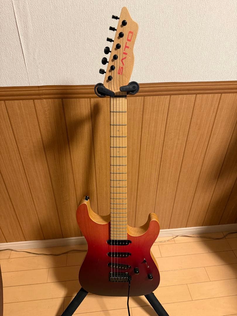 SAITO S-622 マゼンタ magenta fade ストラトタイプ