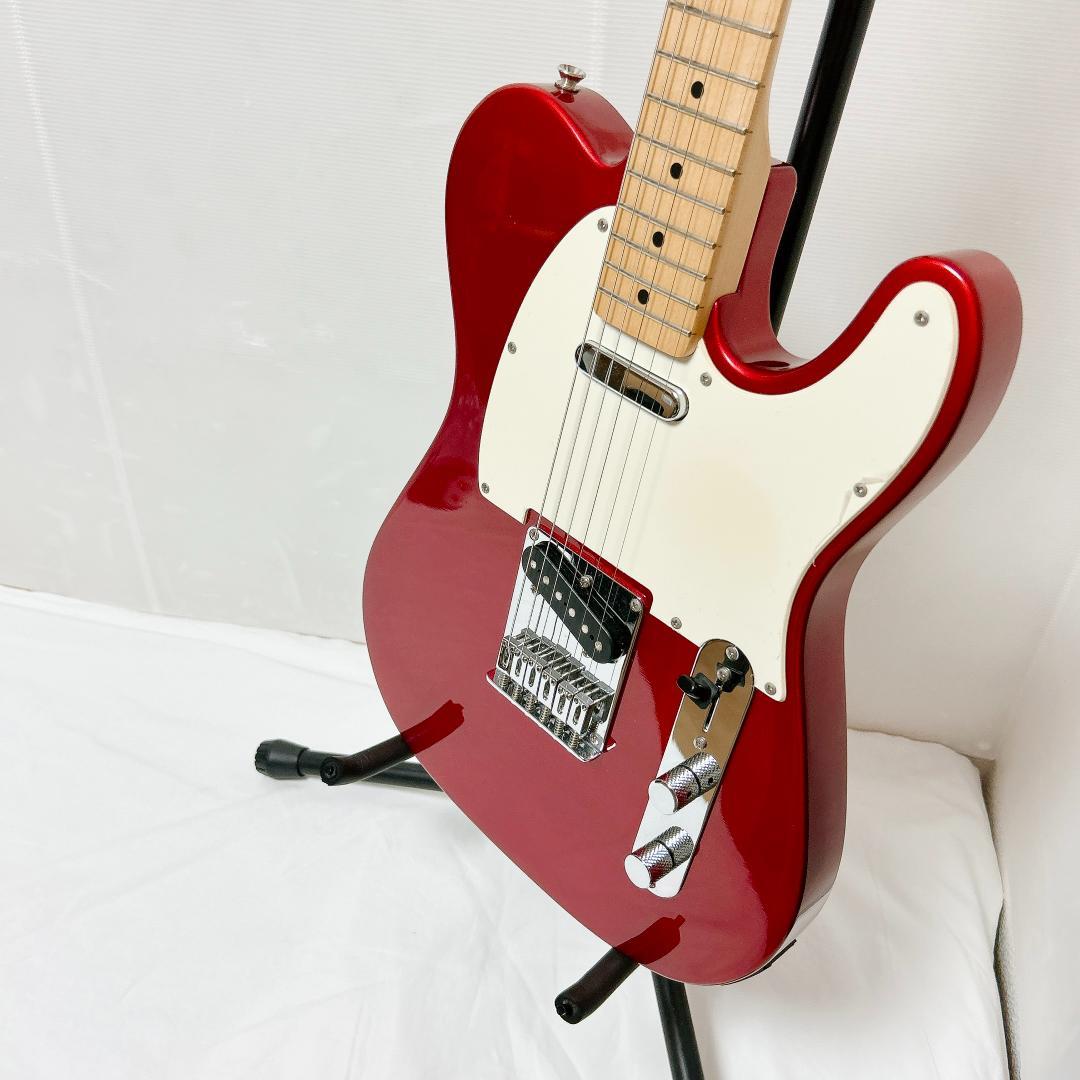 美品 Squier スクワイヤー Telecaster テレキャスター 赤