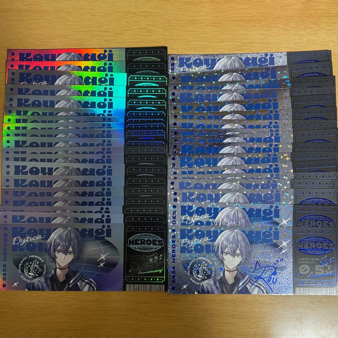 にじさんじ 小柳ロウ ハフアニ ランダムホログラムチケット風カード