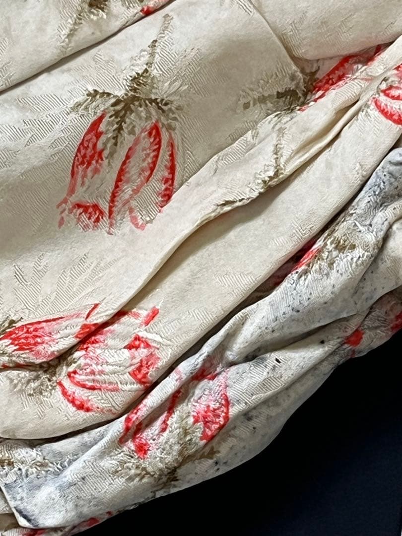 アンティークヴィクトリアン シルクサテンボディスリボンドレスマネキントルソー