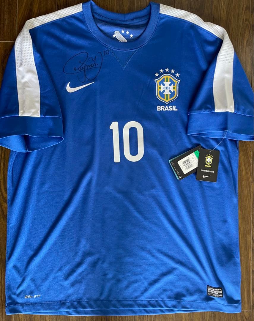 ネイマール 直筆サイン入り ブラジル代表 ユニフォーム オートグラフ 正規品