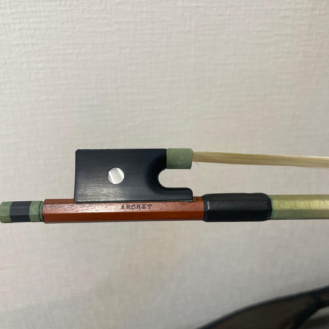 Geminiano 120 バイオリン 4/4サイズ ARCHET 弓 付属
