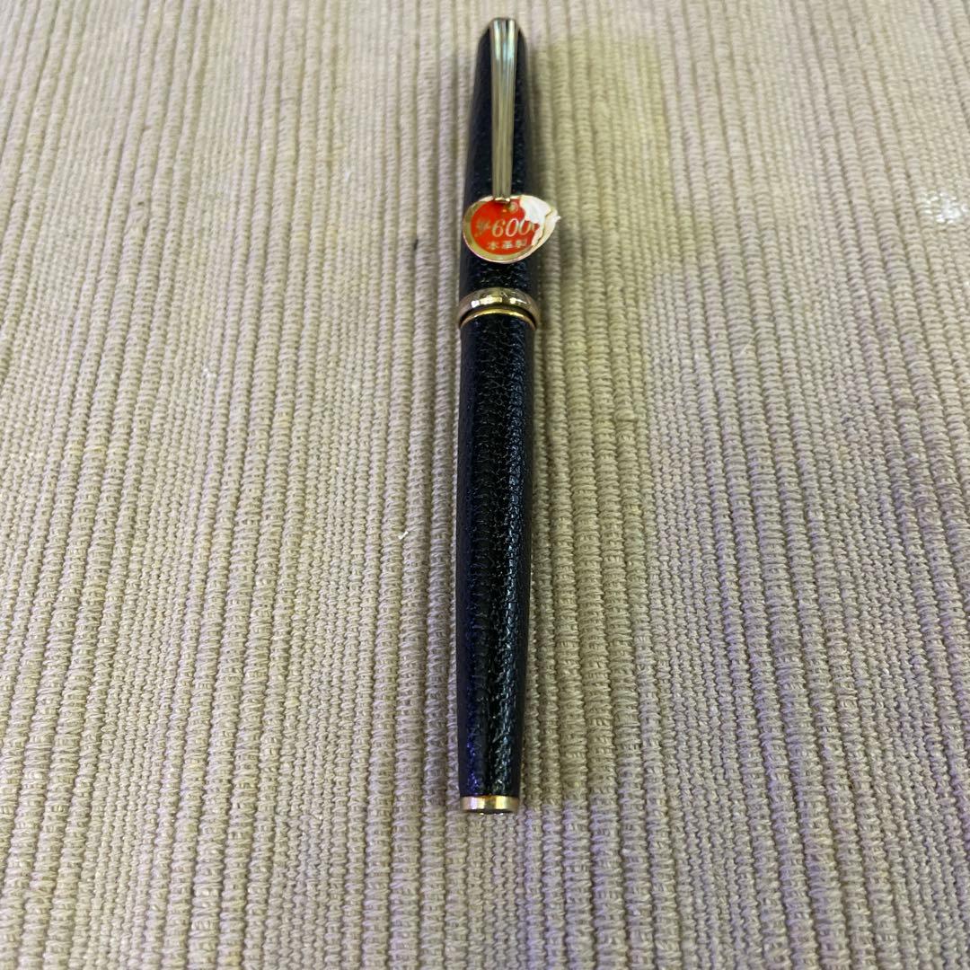 パイロット万年筆　本革製　コレクター　レトロ