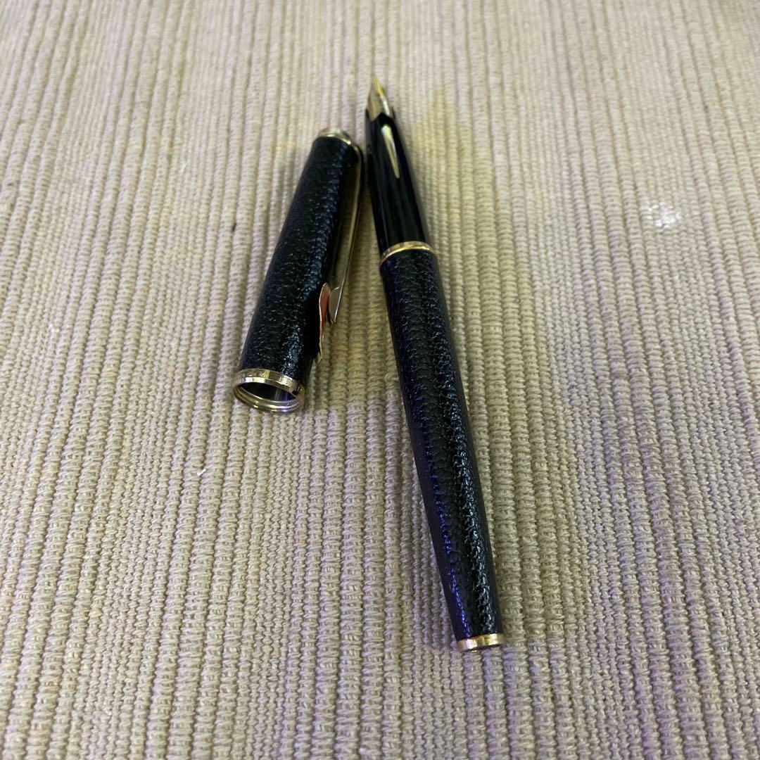 パイロット万年筆　本革製　コレクター　レトロ