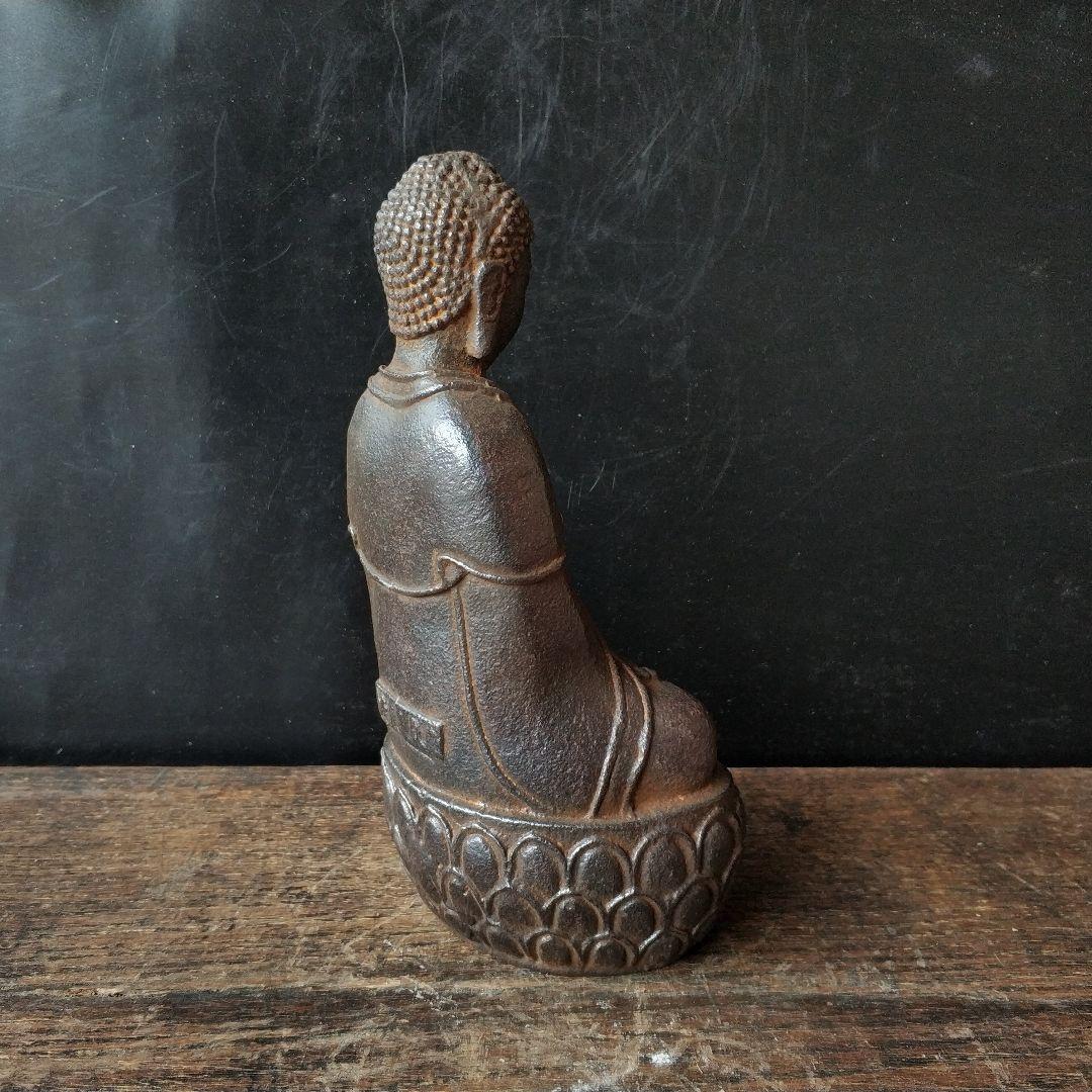 仏教美術 仏像 大日如来釈迦仏像 開運 風水 鉄製品 工芸品 置物
