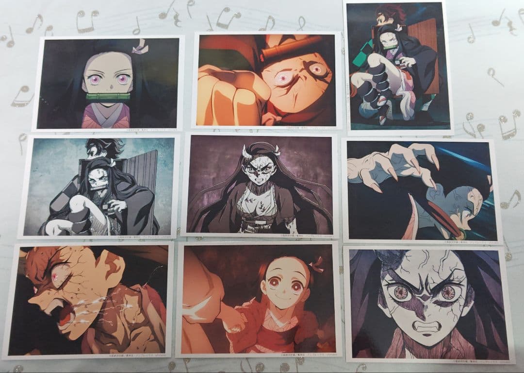 鬼滅の刃 場面写ブロマイドくじ 竈門禰豆子 甘露寺蜜璃 46枚セット