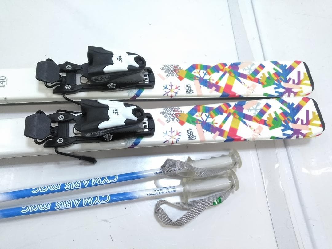 ジュニアスキー6点セット スワロー 140cm ブーツノルディカ 24.5cm◇