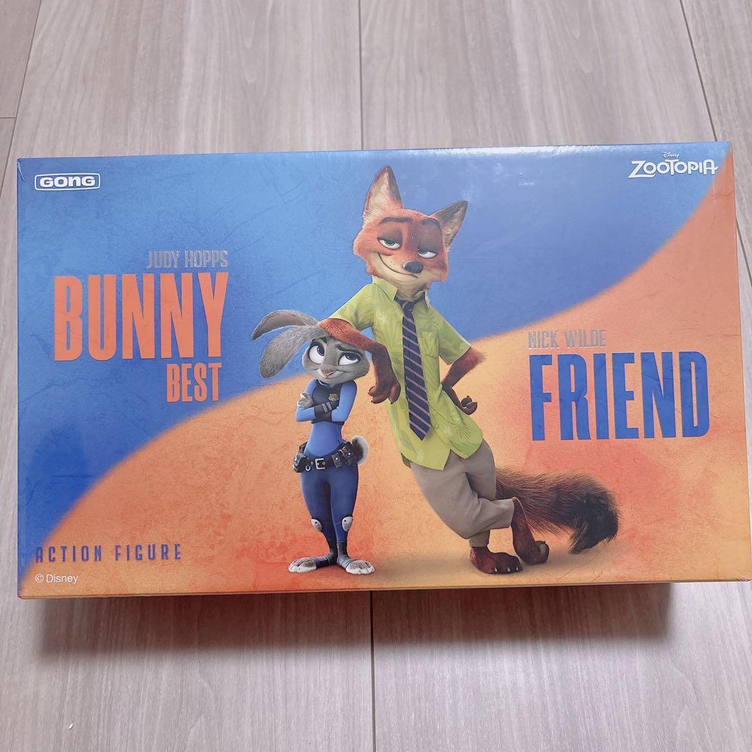 POPMART GONG【ズートピア】ニック ジュディ アクションフィギュア