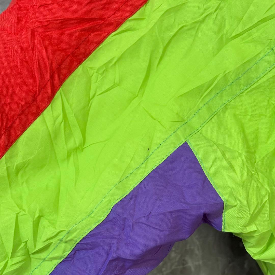 【希少/イタリア製】80s-90s スキーウェア つなぎ ネオンカラー