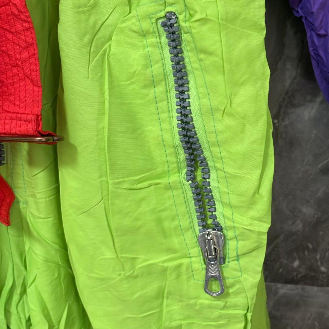 【希少/イタリア製】80s-90s スキーウェア つなぎ ネオンカラー