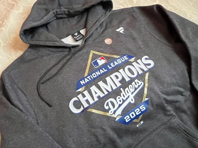 大谷翔平NLCS優勝記念Fanaticsロッカールームフーディ選手着用限定品L