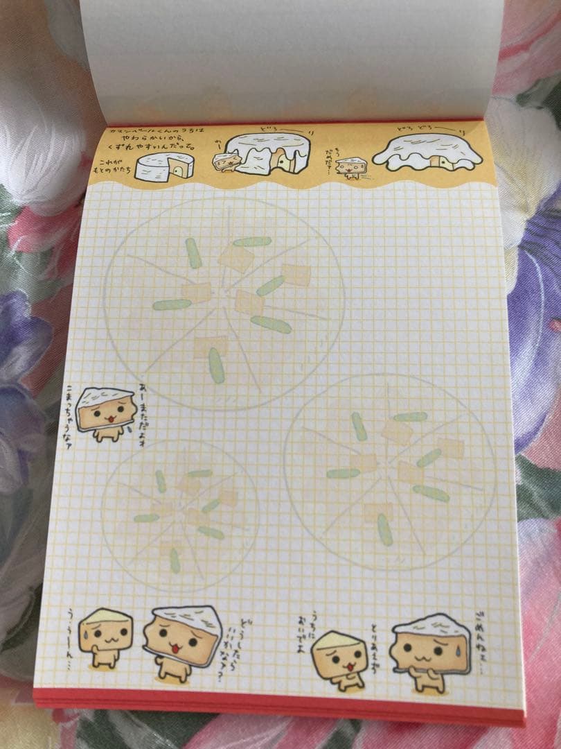 平成レトロ☆San−x☆サンエックス☆チーズ一家☆シール付メモ帳 ☆未使用　レア