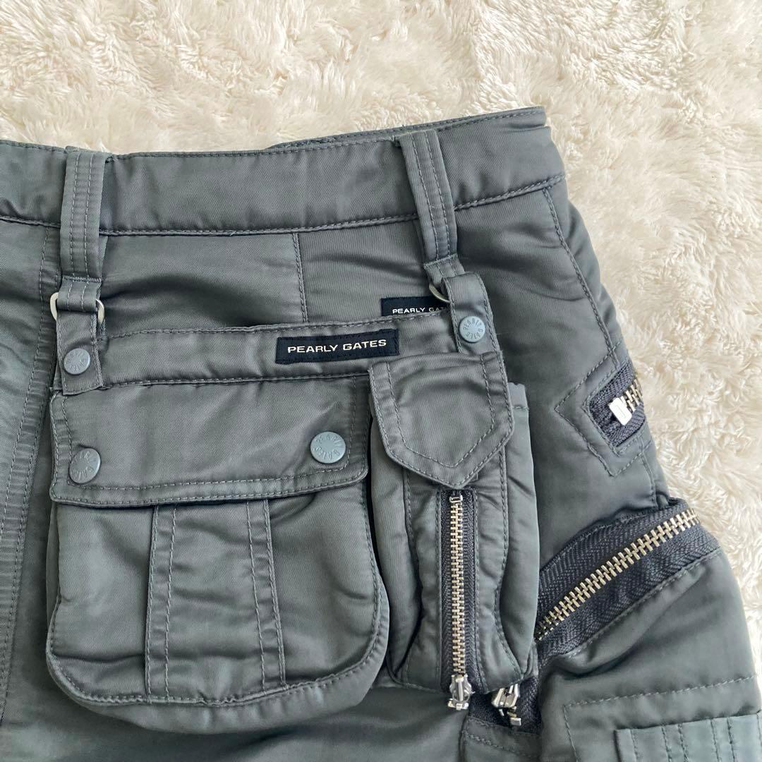 美品！PEARLY GATES ミニスカート 防風防寒　秋冬　中綿