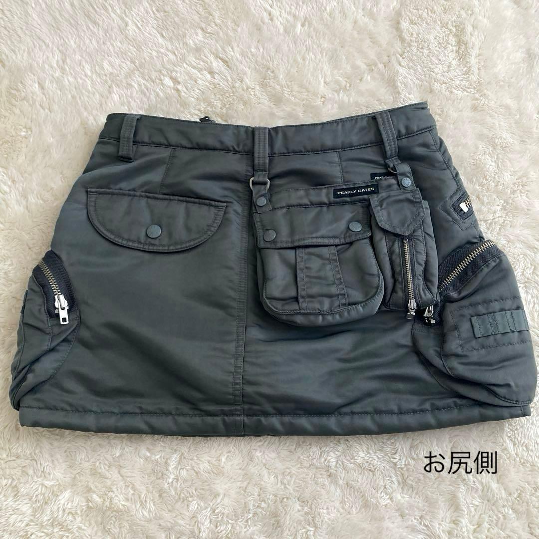 美品！PEARLY GATES ミニスカート 防風防寒　秋冬　中綿