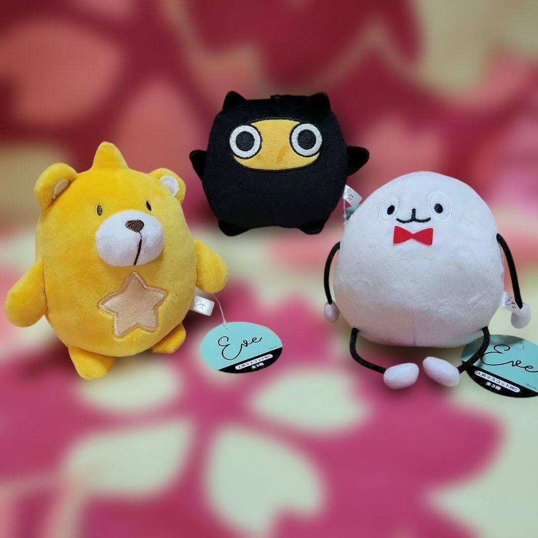 【Eve】〜人外マスコットBC〜✤くまたろー✤黒子ちゃん✤たマゴちゃん