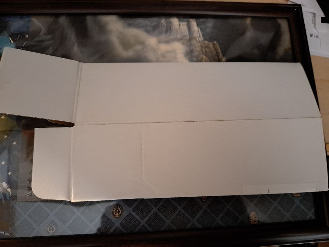 ジブリ　天空の城ラピュタ　ノベルティ　ポスター　ラピュタ城の写真　ミラー