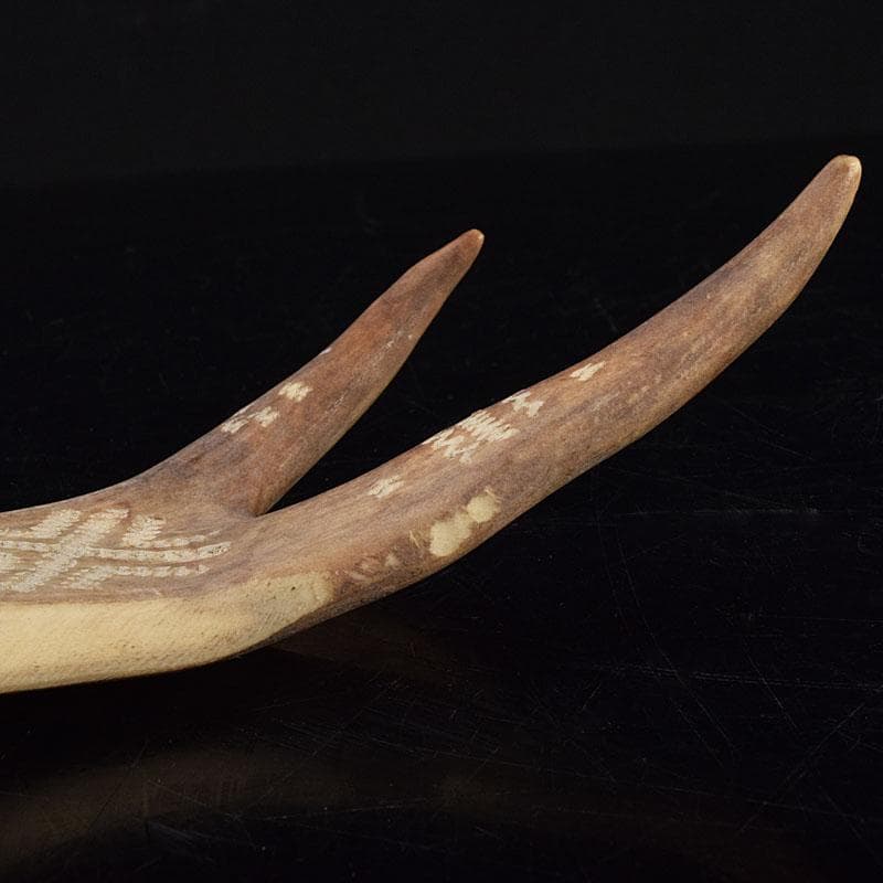 北欧伝統工芸　トナカイ鹿角　ペーパーナイフ　V　9292