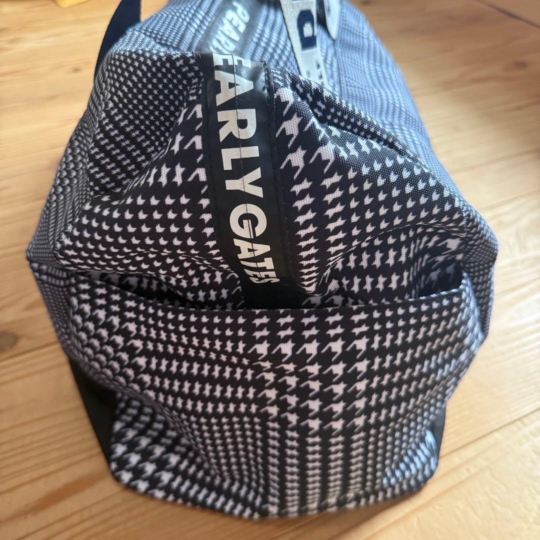 パーリーゲイツ ／ グレンチェック ボストンバッグ ロッカーバッグ