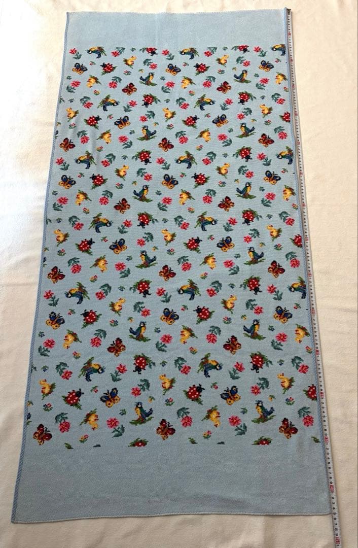 フェイラー　ハイジ　バスタオル　大判　ブルー　青