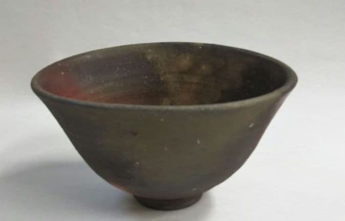 茶道具 越前焼 井戸茶碗 表千家 而妙斎箱 銘 佳日 峰越窯 竹元郁雄