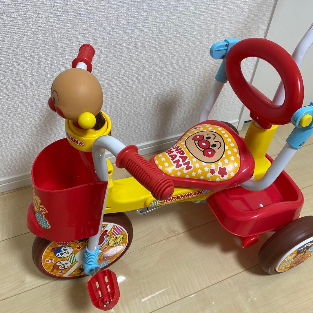 ☆それいけ！アンパンマンオールインワンUPll折りたたみ三輪車