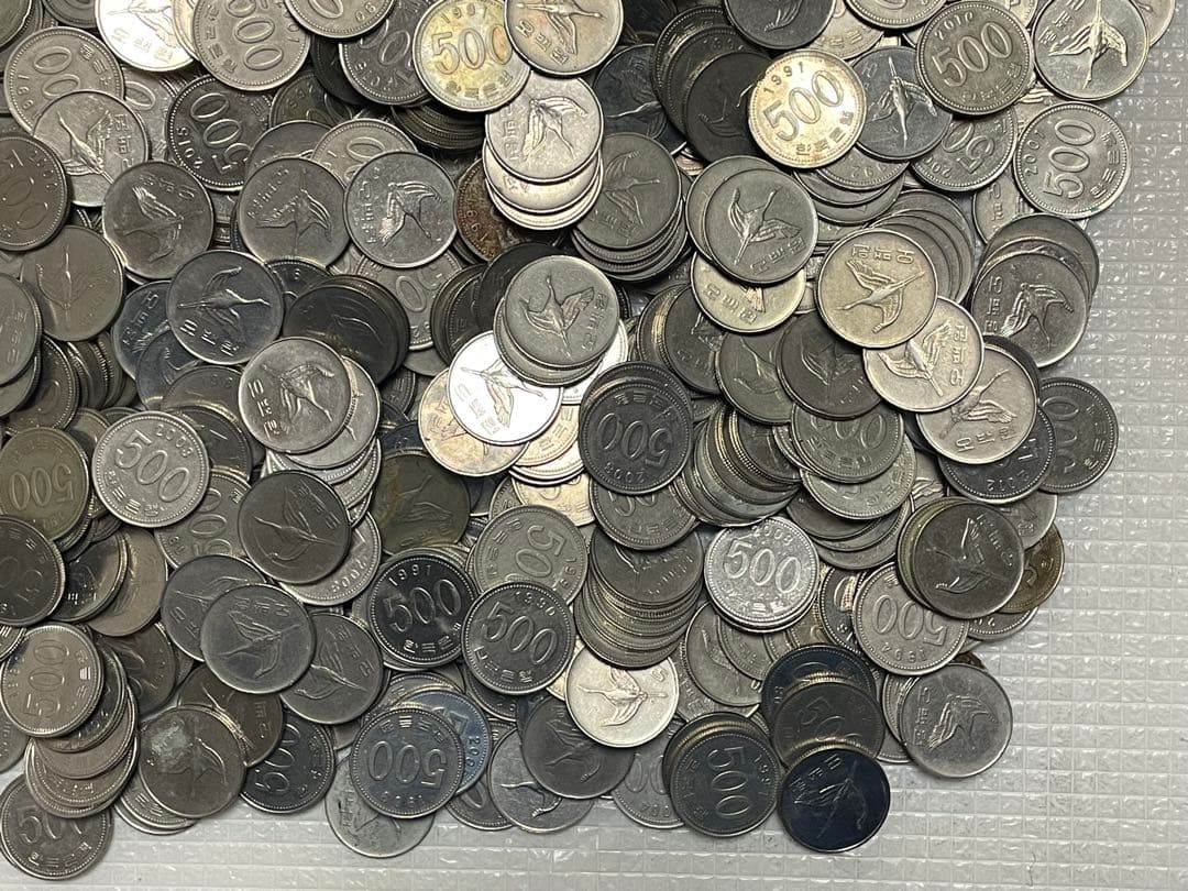 古銭　外国　韓国古銭　韓国ウォン　韓国硬貨　韓国　500ウォン　大量