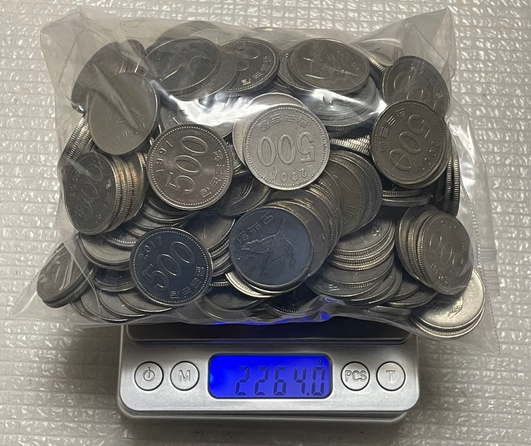 古銭　外国　韓国古銭　韓国ウォン　韓国硬貨　韓国　500ウォン　大量