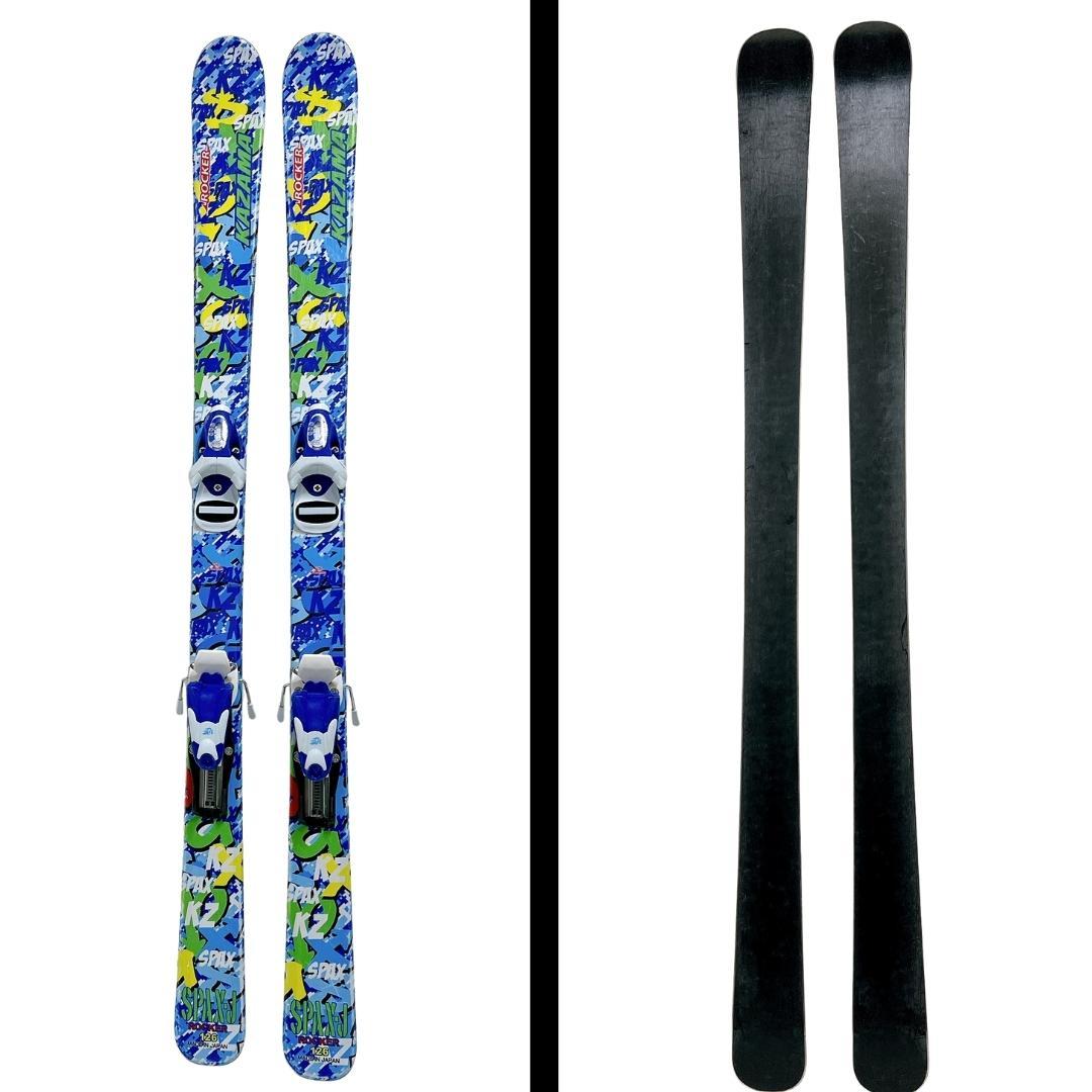 【良品✨送料無料】KAZAMA キッズスキー4点セット 男子 男の子 ブルー