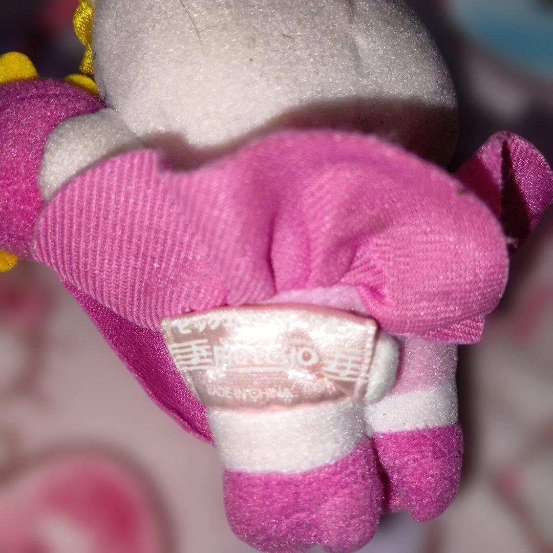 ハローキティBIGエコー限定音符ぬいぐるみマスコット初期激レア2000年代