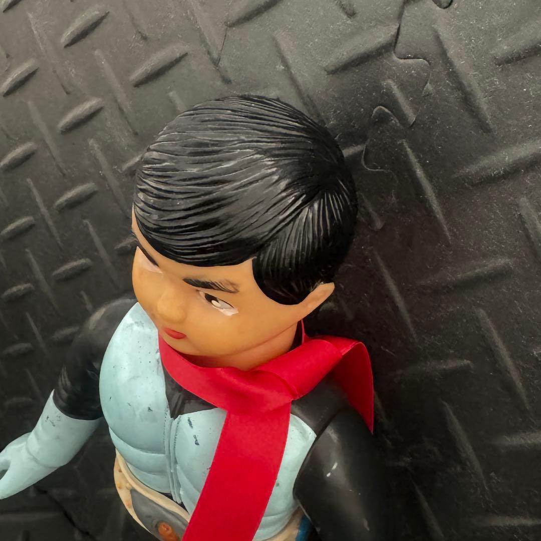 旧バンダイ 仮面ライダー1号 面取れ ソフビ【当時物】