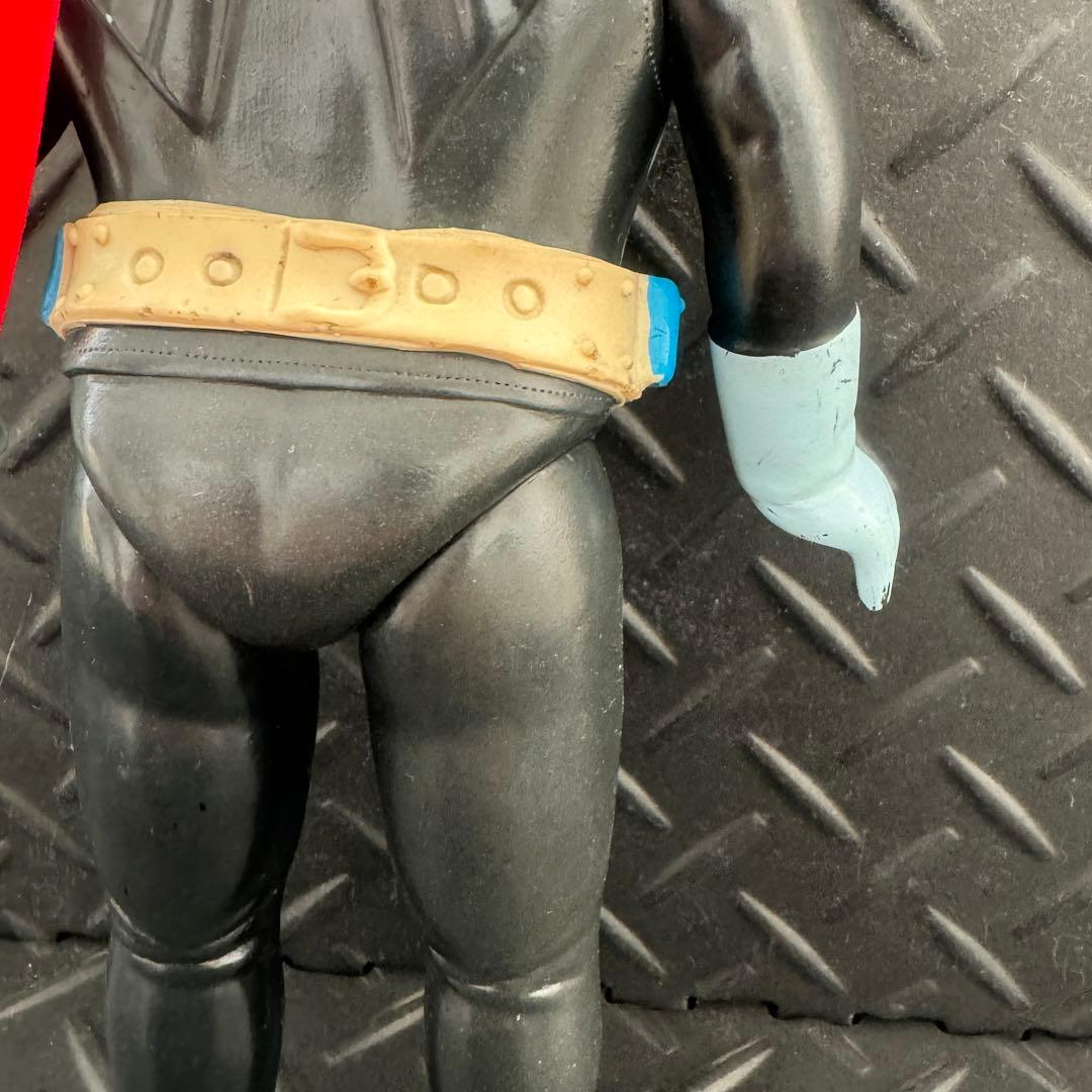 旧バンダイ 仮面ライダー1号 面取れ ソフビ【当時物】