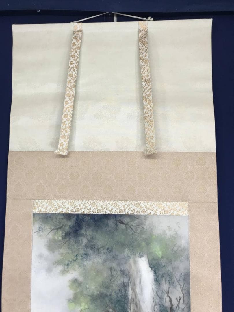 【真作】堀江玉鳳/猛虎図/トラ図/掛軸/名家伝来/AB-886