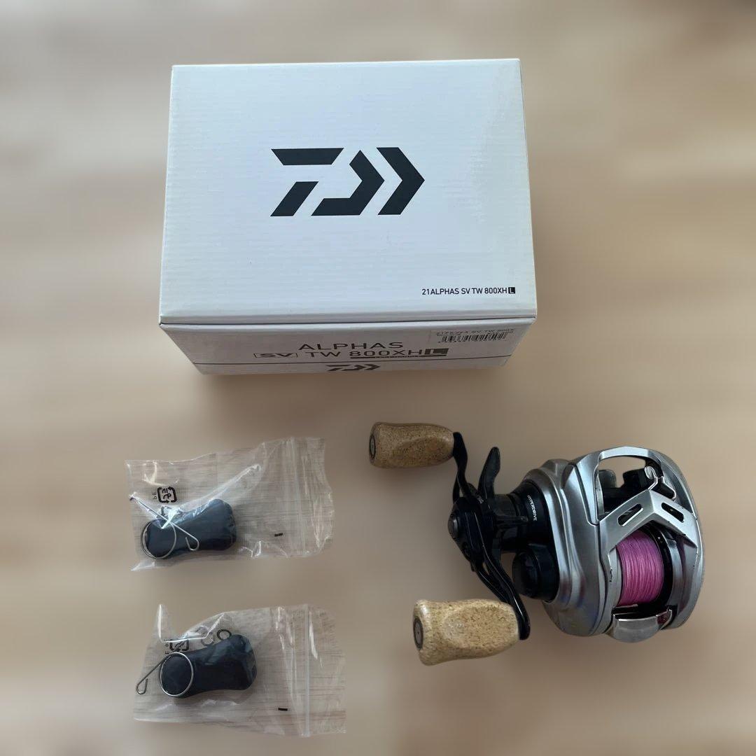 Daiwa アルファスSVTW 800XHL（ハンドルノブカスタム）