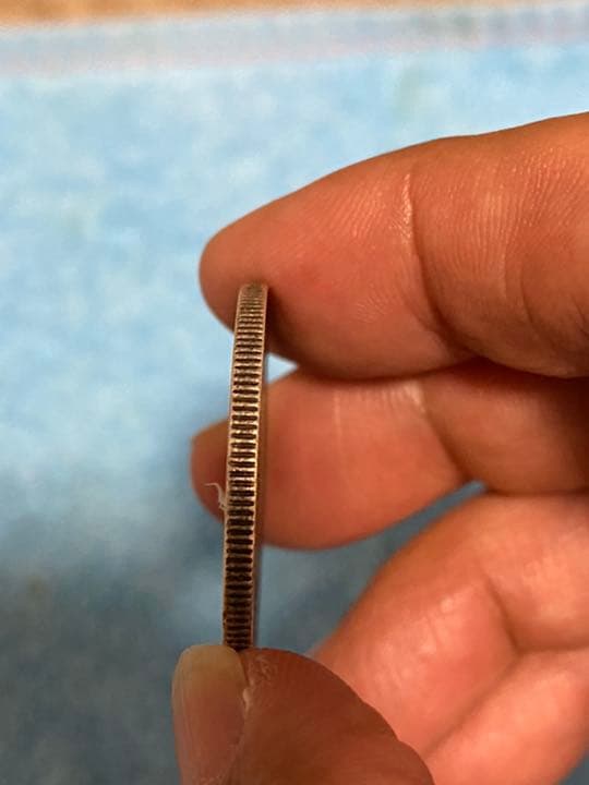 アンティーク古銭　旭日竜小型50銭銀貨　明治4年（1871）